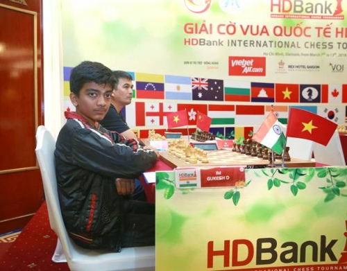 Giải Cờ vua Quốc tế HDBank – Ván 3: Kỳ thủ 13 tuổi dẫn đầu Giải