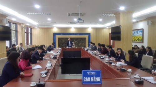 Phó Thống đốc Đào Minh Tú làm việc với các ngân hàng trên địa bàn tỉnh Cao Bằng