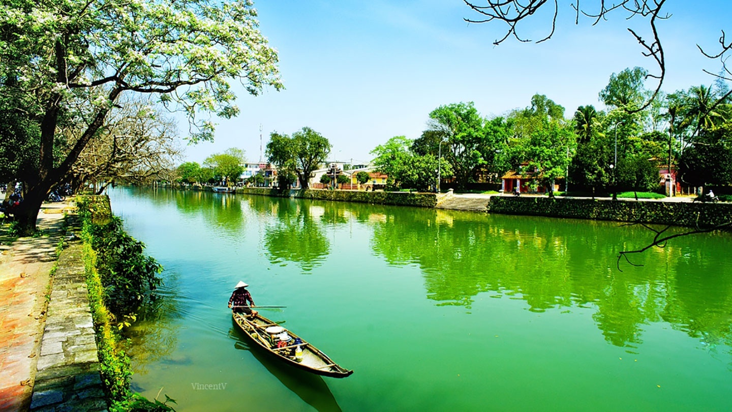 Sông quê êm đềm Báo Nam Định điện tử