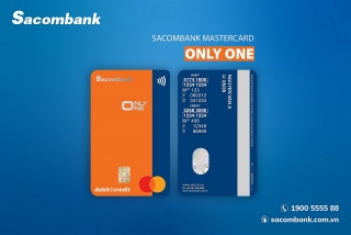 Sacombank tiên phong ra mắt thẻ quốc tế tích hợp 1 chip tại Việt Nam