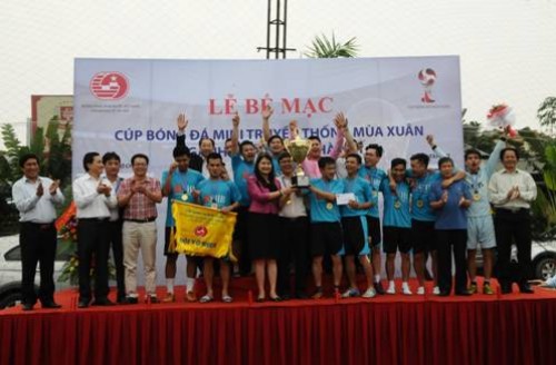 SHB lên ngôi vô địch Giải bóng đá mùa xuân ngành Ngân hàng Hà Nội