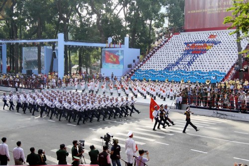 Lễ diễu binh và diễu hành kỷ niệm 40 năm thống nhất đất nước