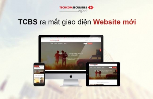 TCBS ra mắt website phiên bản mới