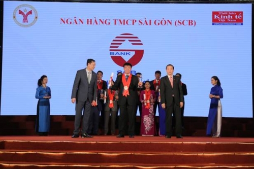 SCB lần thứ 5 nhận giải thưởng “Thương hiệu mạnh Việt Nam”