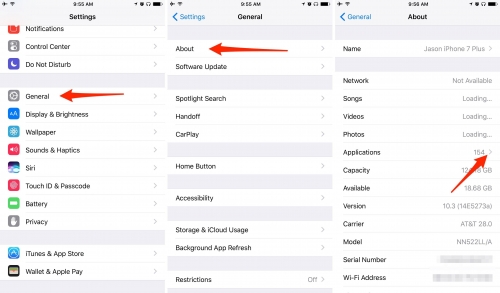 iOS 10.3 cho phép kiểm tra ứng dụng đang cài đặt nào đã lỗi thời