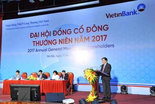 ĐHĐCĐ VietinBank: Kế hoạch lợi nhuận 2017 đạt 8.800 tỷ đồng, cổ tức tối đa 7%