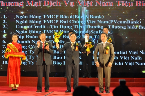 SeABank lần thứ 6 nhận giải “Thương hiệu dịch vụ Việt Nam”