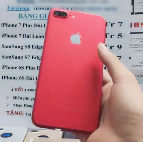 Dân buôn dùng chiêu giảm giá ảo câu khách mua iPhone 7 Plus RED nhái