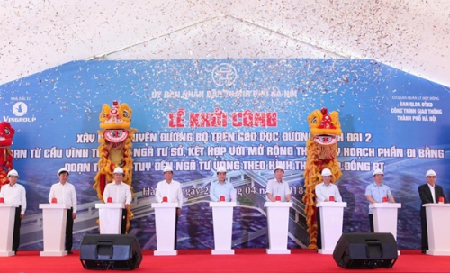 Hà Nội khởi công tuyến đường trên cao trị giá 9.500 tỷ
