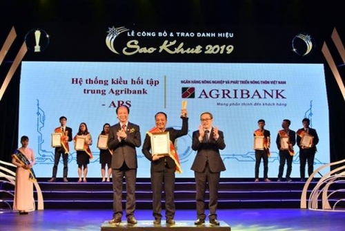 Agribank được vinh danh 2 hạng mục Giải thưởng Sao Khuê 2019