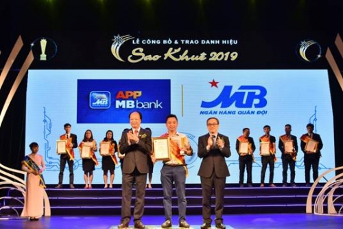 App MBBank đạt danh hiệu “Sao Khuê 2019”