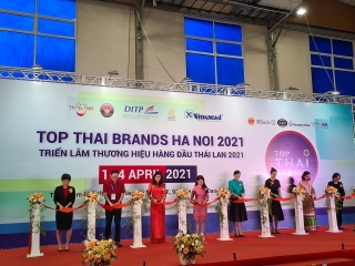 Triển lãm Thương hiệu hàng đầu Thái Lan 2021 thu hút 90 gian hàng