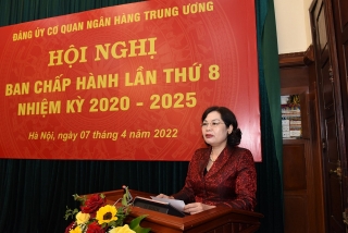 Đảng ủy cơ quan NHTW tổ chức Hội nghị Ban Chấp hành Đảng bộ lần thứ 8, nhiệm kỳ 2020-2025