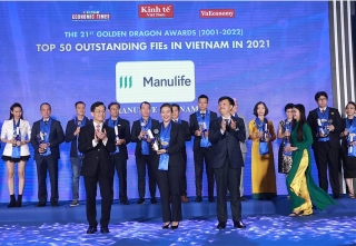 Manulife Việt Nam được vinh danh về các dịch vụ và sản phẩm sức khỏe số hóa