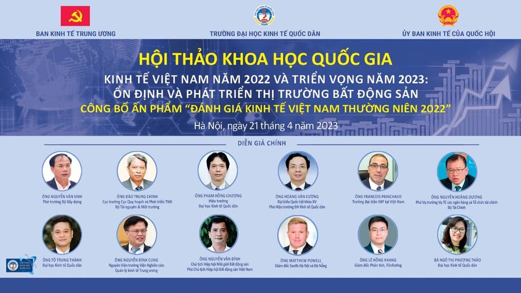 Hội thảo Khoa học Quốc gia: Kinh tế Việt Nam năm 2022 và triển vọng năm 2023