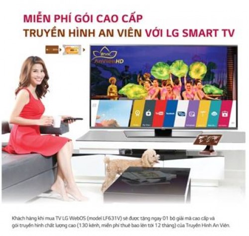 Tivi LG tích hợp gói truyền hình cao cấp của AVG