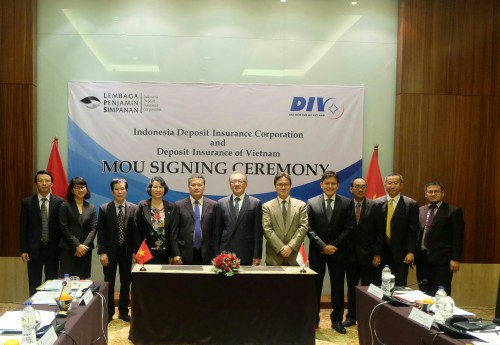 DIV và Bảo hiểm tiền gửi Indonesia ký kết ghi nhớ hợp tác