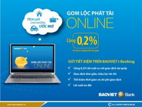 BaoViet Bank ra mắt sản phẩm tiết kiệm online mới