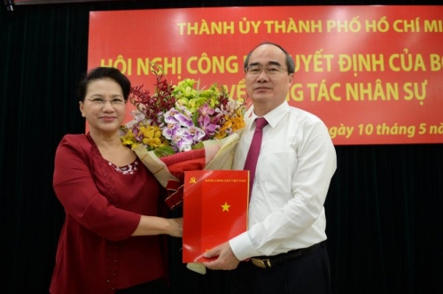 Đồng chí Nguyễn Thiện Nhân làm Bí thư Thành ủy TP.Hồ Chí Minh