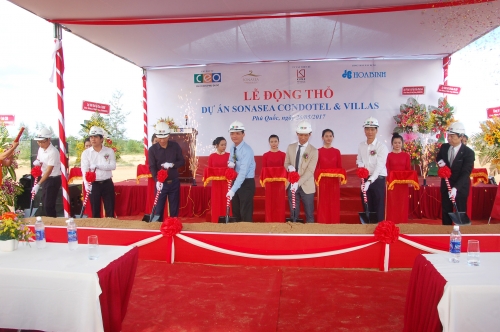 Tập đoàn CEO chính thức động thổ dự án Sonasea Condotel & Villas