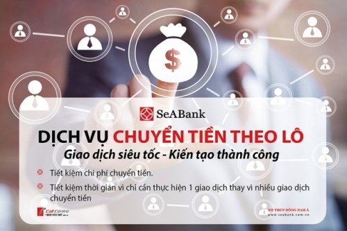 SeABank ra mắt dịch vụ chuyển tiền dành riêng cho khách hàng doanh nghiệp