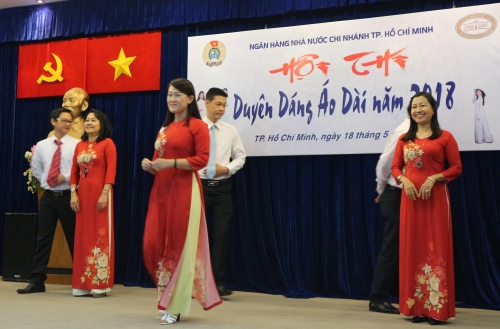NHNN chi nhánh TP.Hồ Chí Minh tổ chức Hội thi “Duyên dáng áo dài”