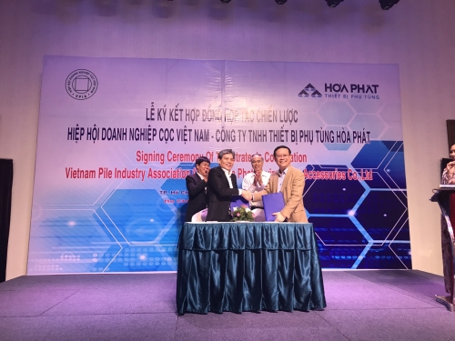 Hòa Phát hợp tác với Hiệp hội Doanh nghiệp Cọc Việt Nam
