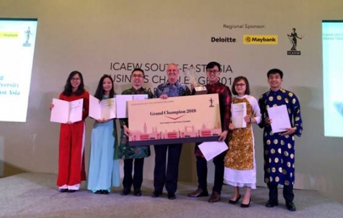 Sinh viên Việt Nam vô địch Cuộc thi "Chiến lược kinh doanh khu vực Đông Nam Á"