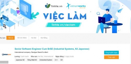 VietnamWorks đạt mốc 4 triệu thành viên đăng ký