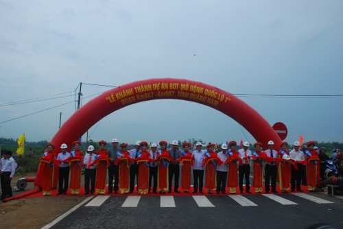 Dự án BOT Quốc lộ 1A đoạn qua Quảng Nam “cán đích” sớm 7 tháng