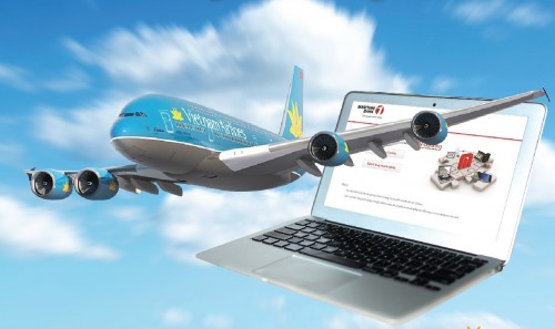 Đặt vé Vietnam Airlines trực tuyến, thanh toán sau 12 giờ với Maritime Bank