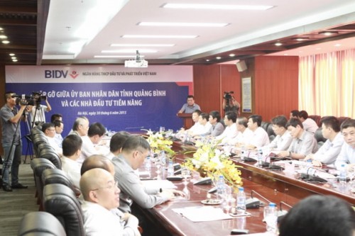 BIDV tổ chức gặp gỡ các nhà đầu tư tiềm năng vào Quảng Bình
