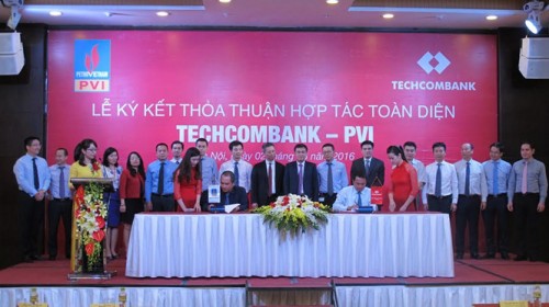 Techcombank ký kết thỏa thuận hợp tác toàn diện với PVI
