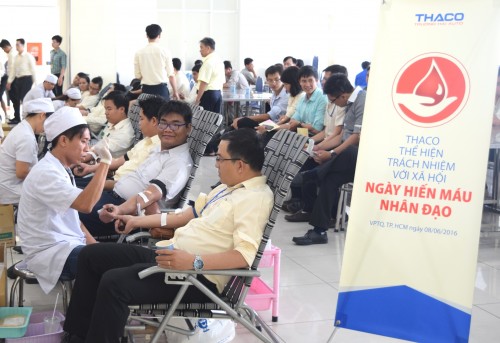 Thaco tổ chức hiến máu nhân đạo