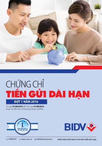 BIDV phát hành chứng chỉ tiền gửi dài hạn dành cho KH cá nhân