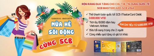 Mùa hè sôi động cùng SCB