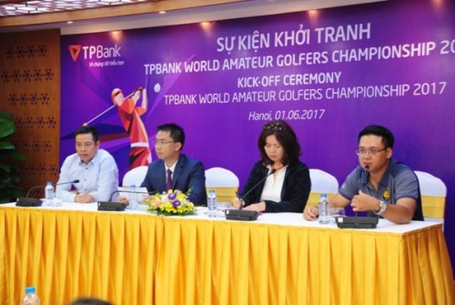 Khởi động Giải TPBank World Amateur Golfers Championship 2017