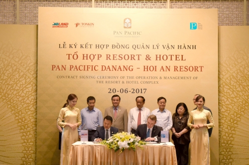 Ký kết hợp đồng quản lý dự án BĐS cao cấp Pan Pacific Danang - Hoi An Resort
