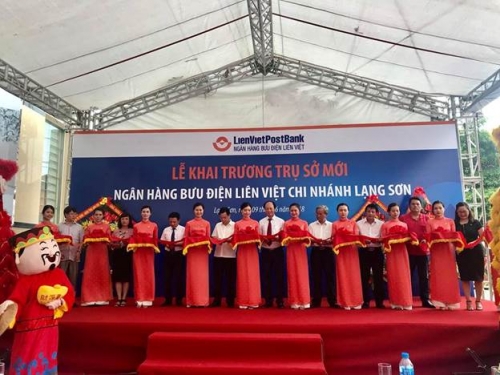 LienVietPostBank chi nhánh Lạng Sơn khai trương trụ sở mới