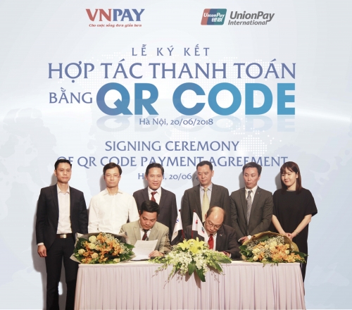 VNPAY và UnionPay hợp tác thanh toán QR CODE