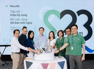 Manulife Việt Nam kỷ niệm 23 năm thành lập