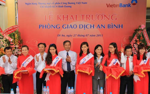 VietinBank KCN Bình Dương khai trương PGD An Bình