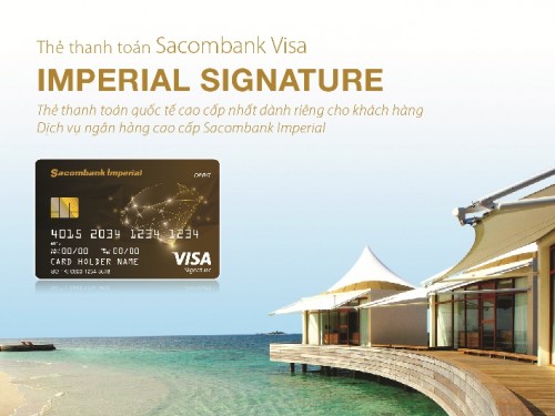 Sacombank ra mắt thẻ thanh toán Visa Signature đầu tiên tại Việt Nam
