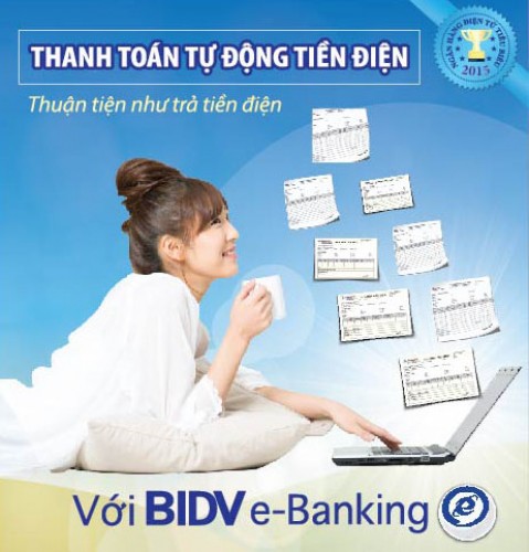 BIDV ưu đãi khách hàng đăng ký mới dịch vụ thanh toán hóa đơn tiền điện