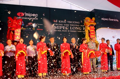 Mipec khai trương trung tâm thương mại đẳng cấp tại Long Biên