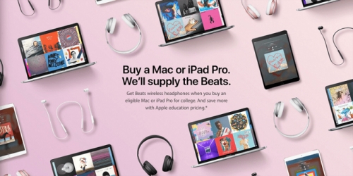 Apple tặng tai nghe Beats khi mua iPad hoặc Mac