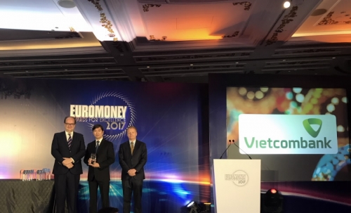 Vietcombank tiếp tục được Tạp chí Euromoney vinh danh là NH tốt nhất Việt Nam