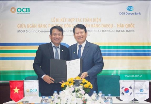 OCB hợp tác toàn diện với Daegu Bank Hàn Quốc