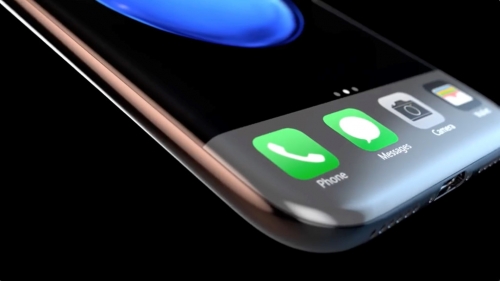 Thiết kế iPhone 8 hoàn hảo nhất: Màn hình phụ quả táo, viền cảm ứng
