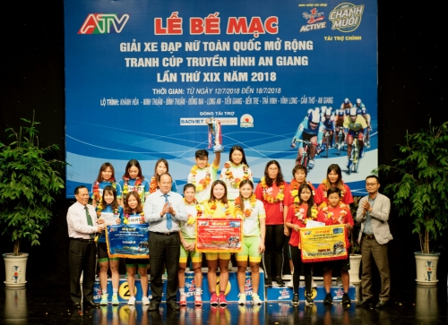 Giải Đua xe đạp nữ tranh cúp truyền hình An Giang kết thúc thành công tốt đẹp